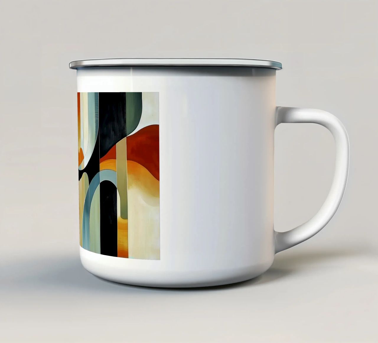 Arte da parete di Imagine tazza in smalto da Imagine