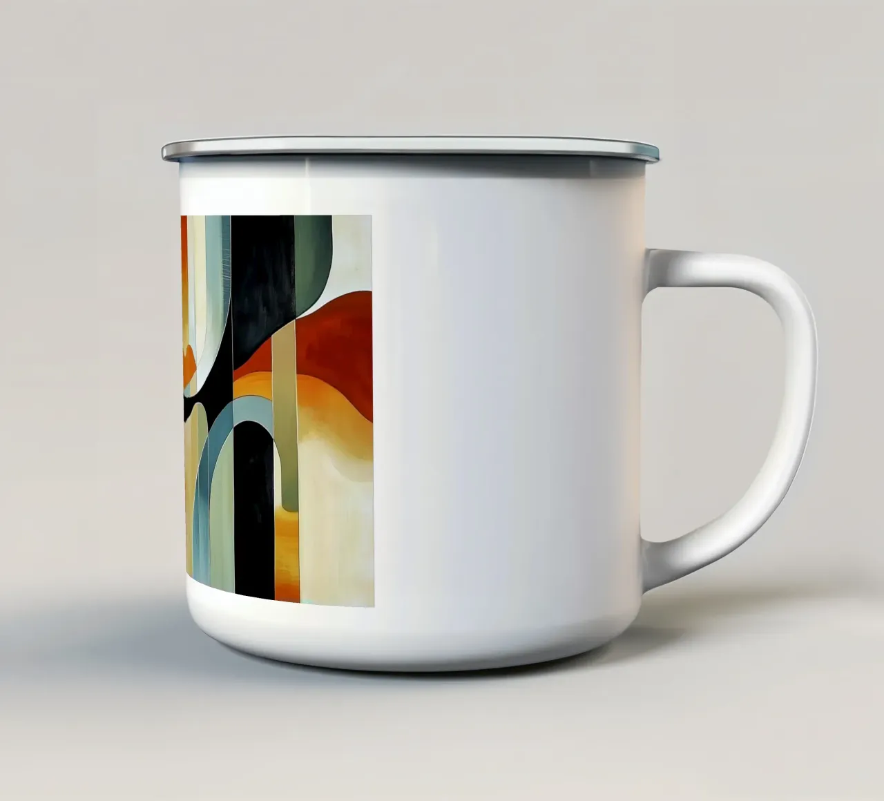 Arte da parete di Imagine tazza in smalto da Imagine