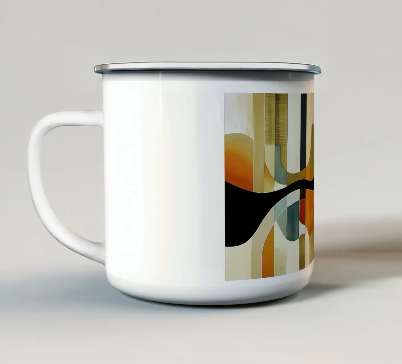 Arte da parete di Imagine tazza in smalto da Imagine