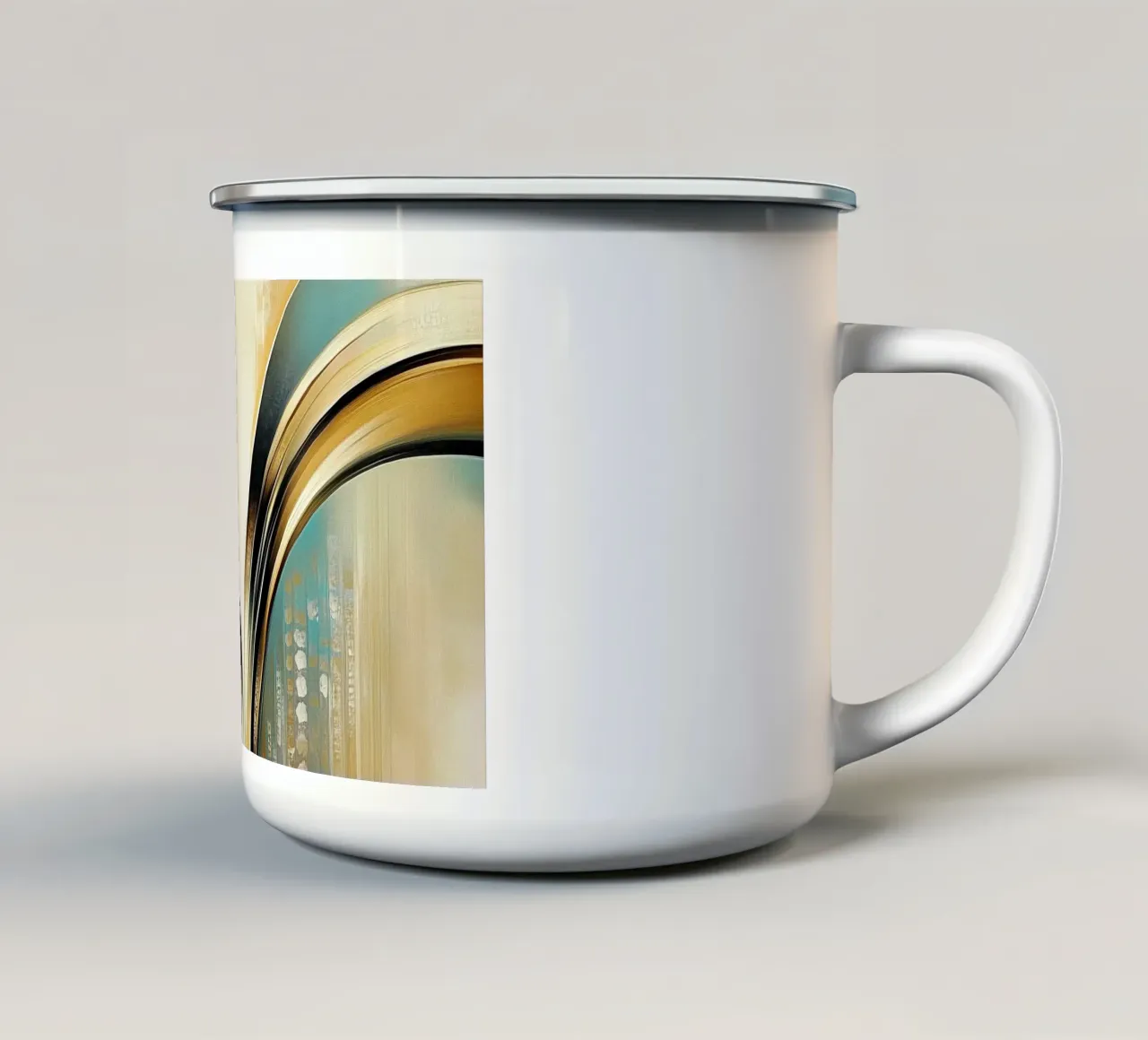 Arte da parete di Imagine tazza in smalto da Imagine