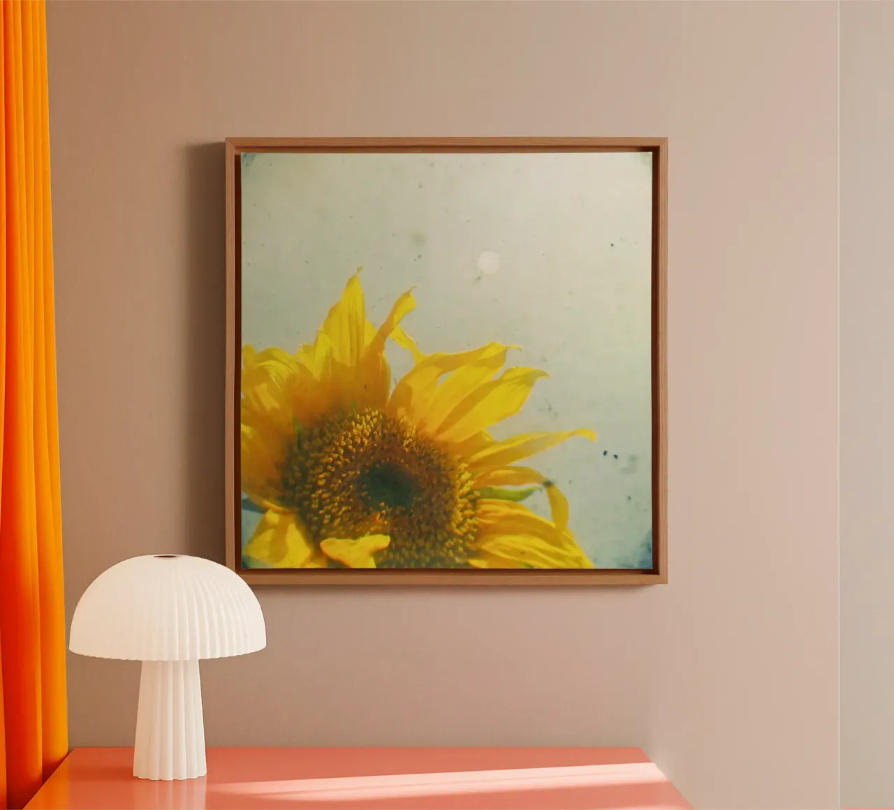 Sunburst tela con Cornice a cassetta da Cassia Beck Photography