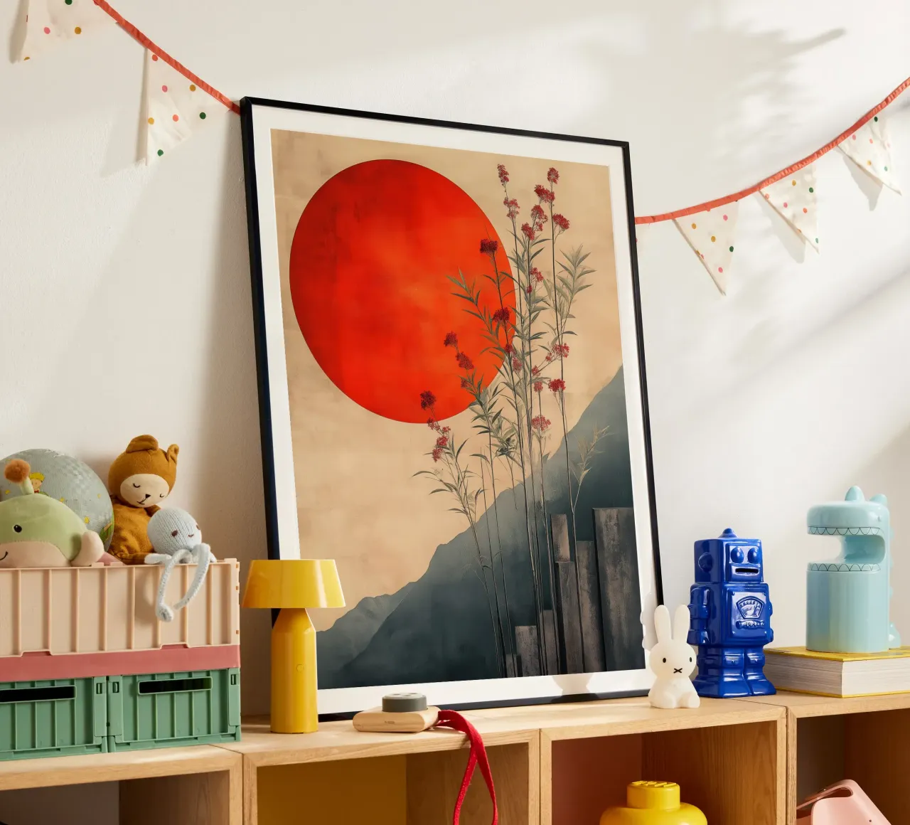 Arte da parete di Imagine poster con telaio in legno da Imagine