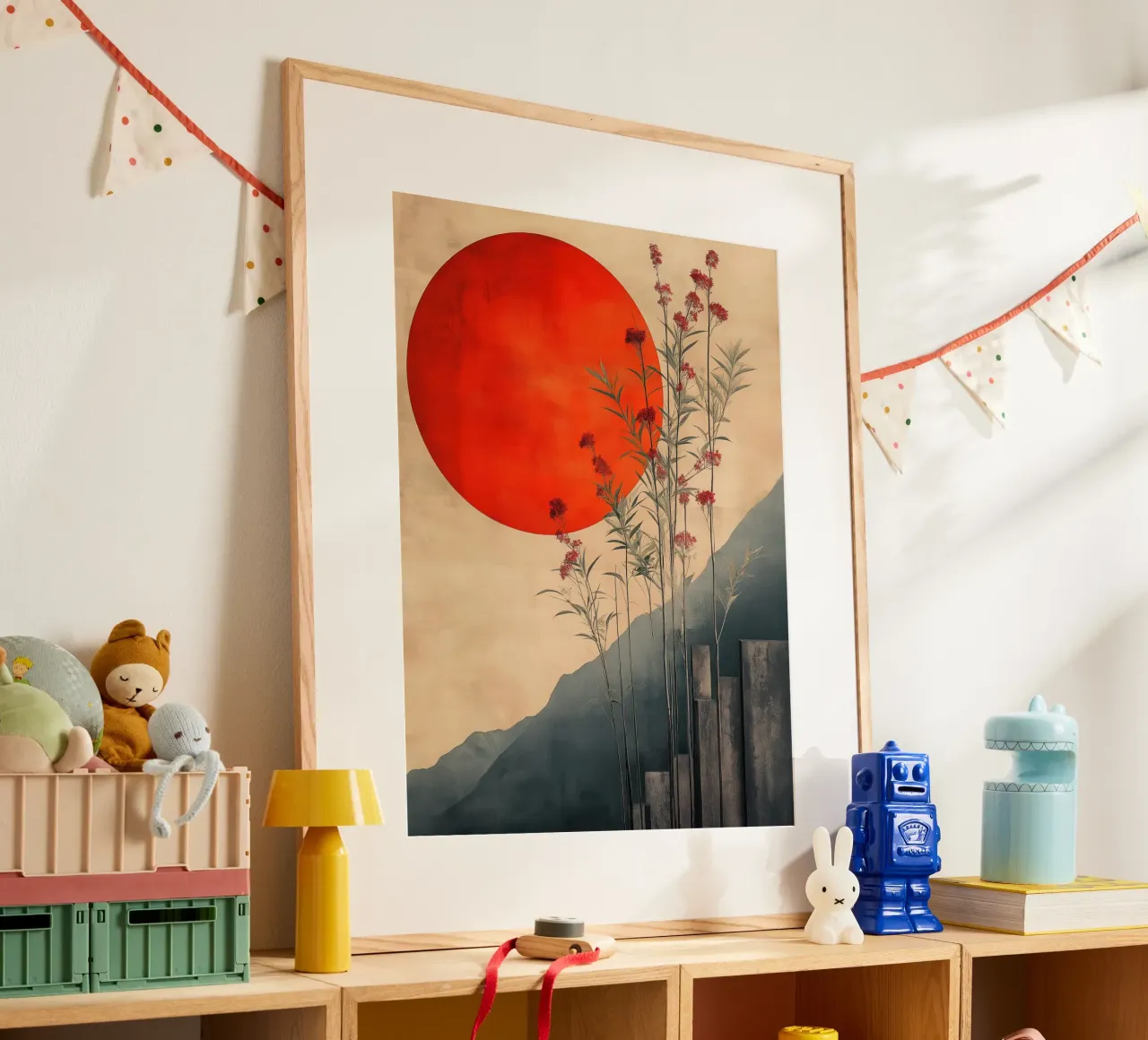Arte da parete di Imagine poster con telaio in legno da Imagine