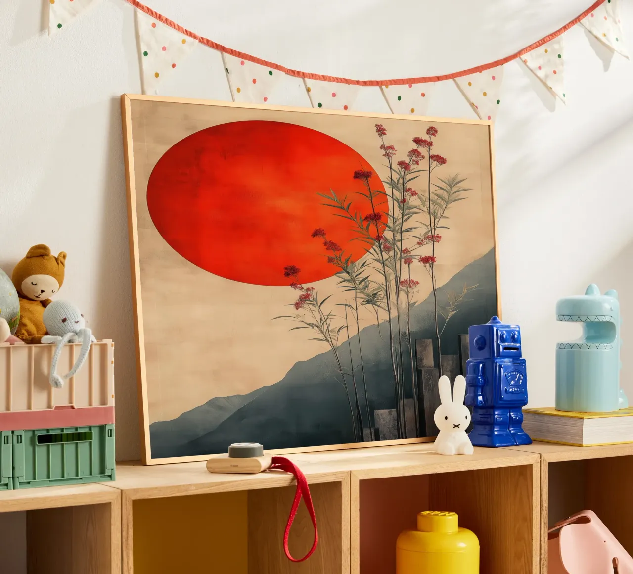 Arte da parete di Imagine poster con telaio in legno da Imagine