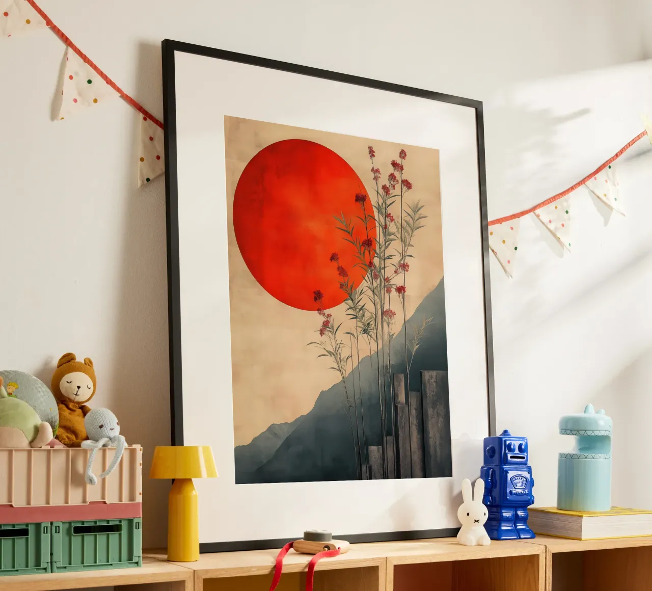 Arte da parete di Imagine poster con telaio in legno da Imagine