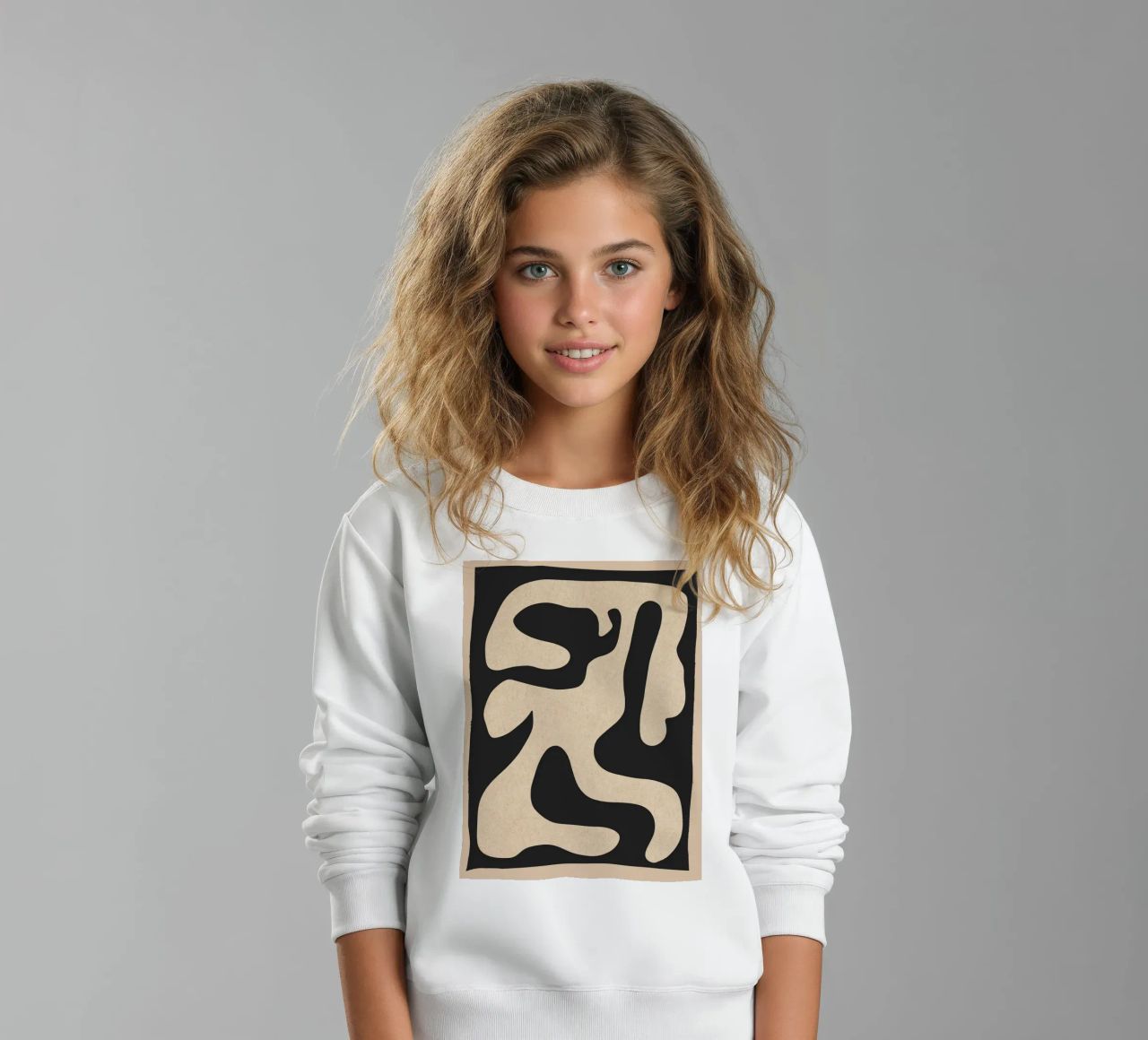 Forma astratta minimale felpa bambino da ThingDesign
