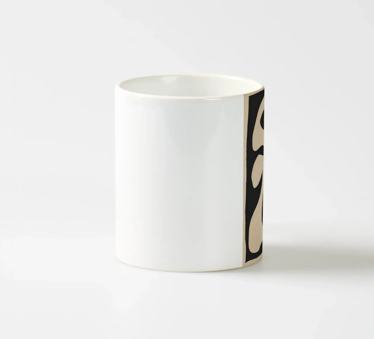 Abstracte minimale vorm keramische mok van ThingDesign