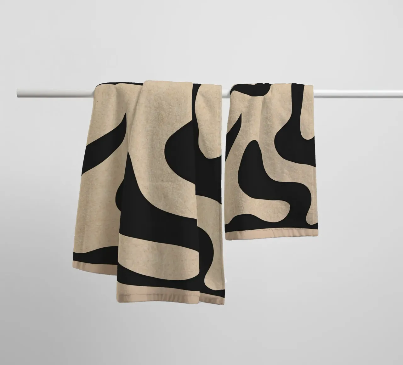 Forme minimale abstraite serviette de bain de ThingDesign