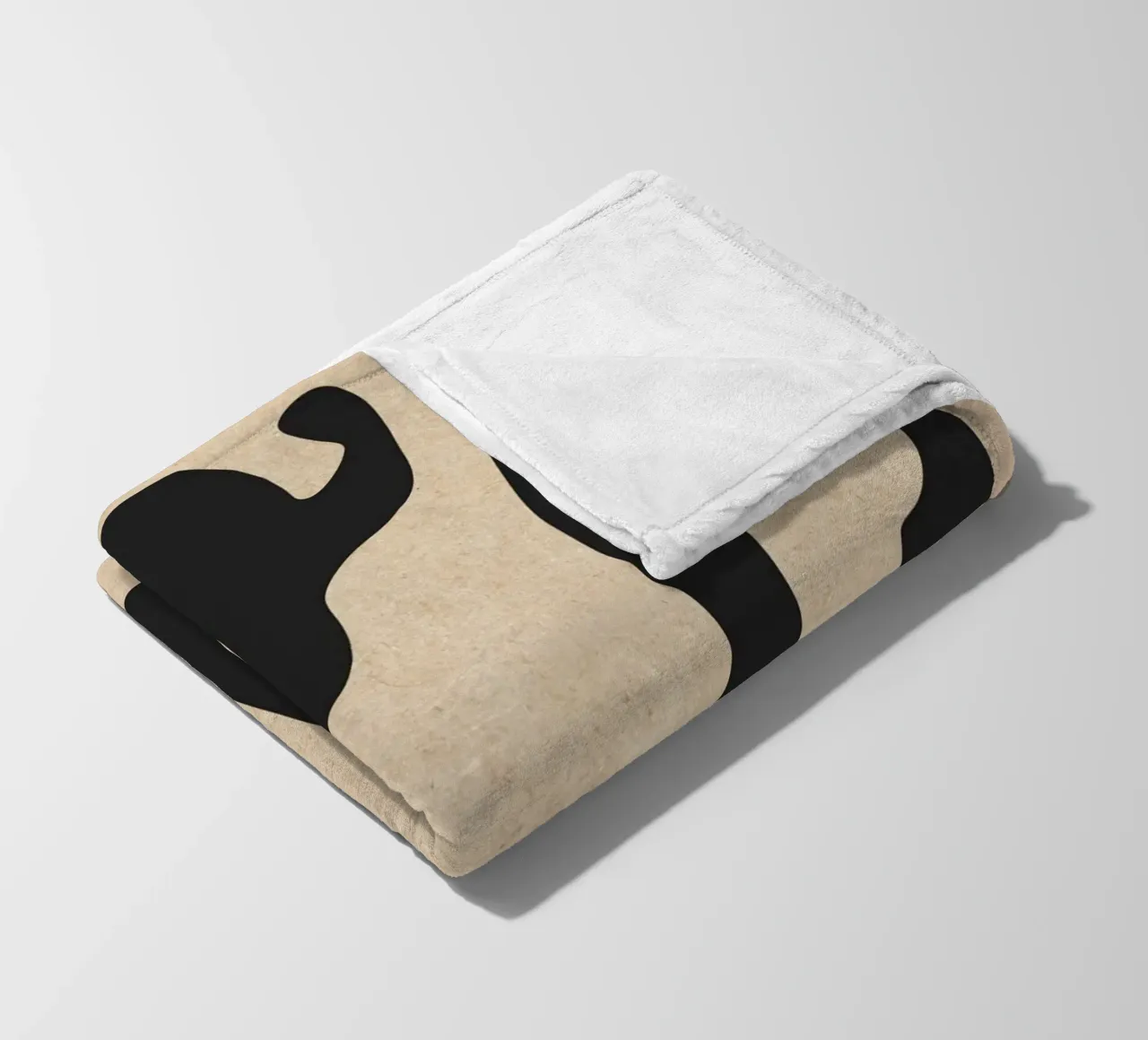 Abstract Minimal Form fleece blanket by ThingDesign