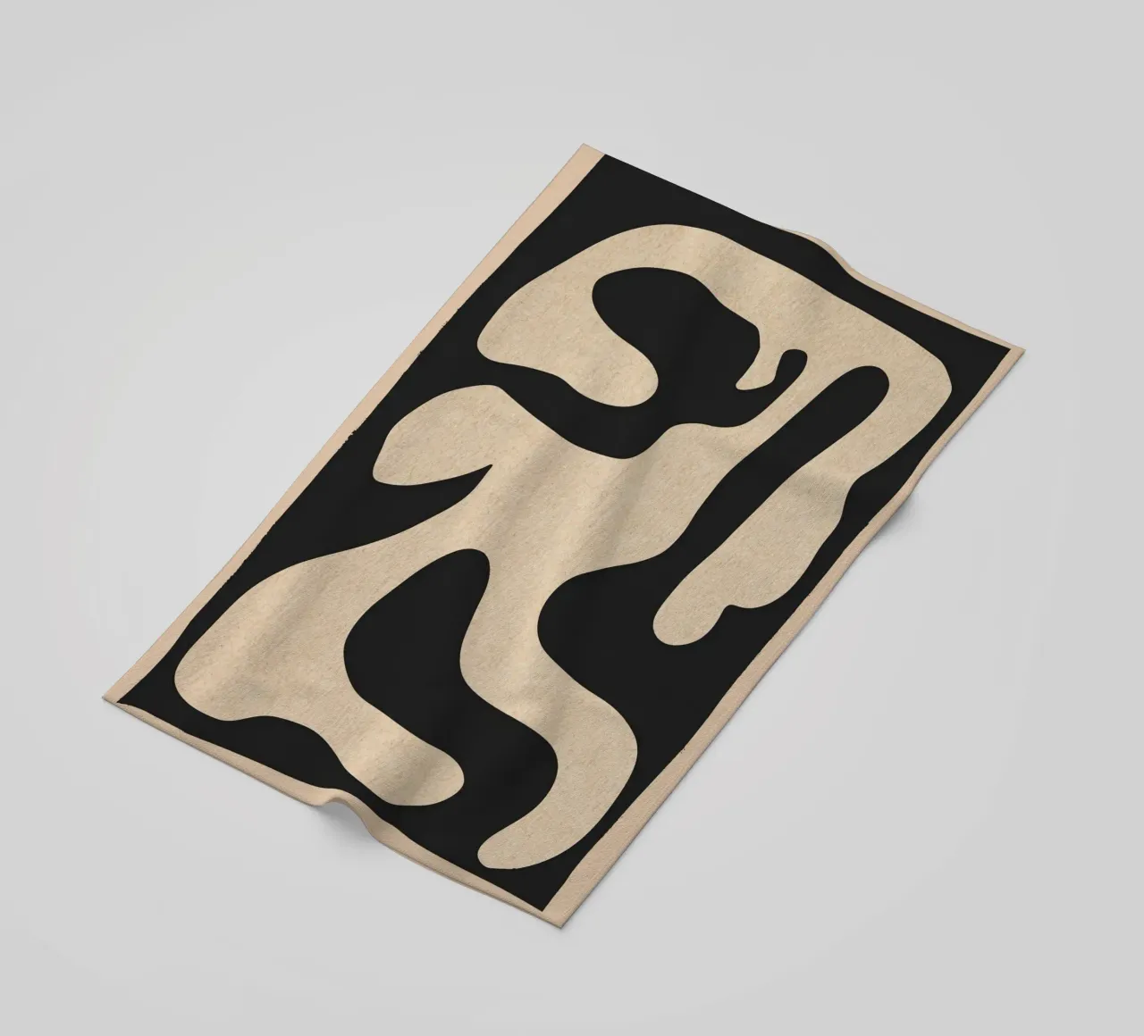 Abstract Minimal Form beach towel by ThingDesign