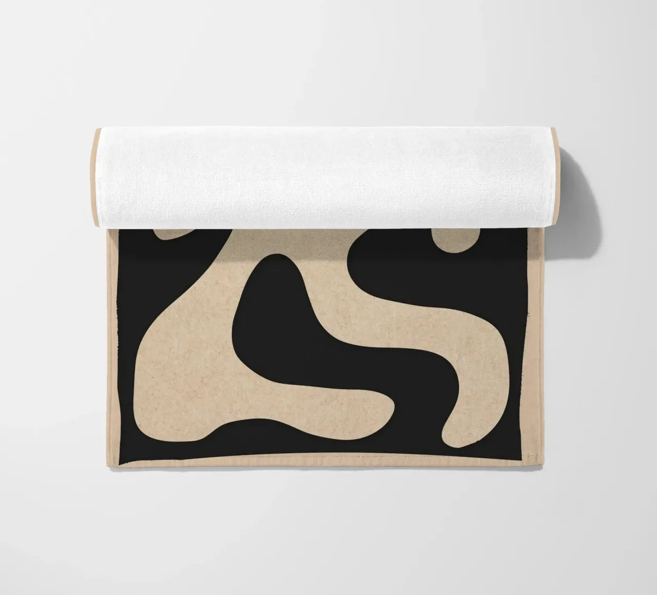 Abstract Minimal Form beach towel by ThingDesign
