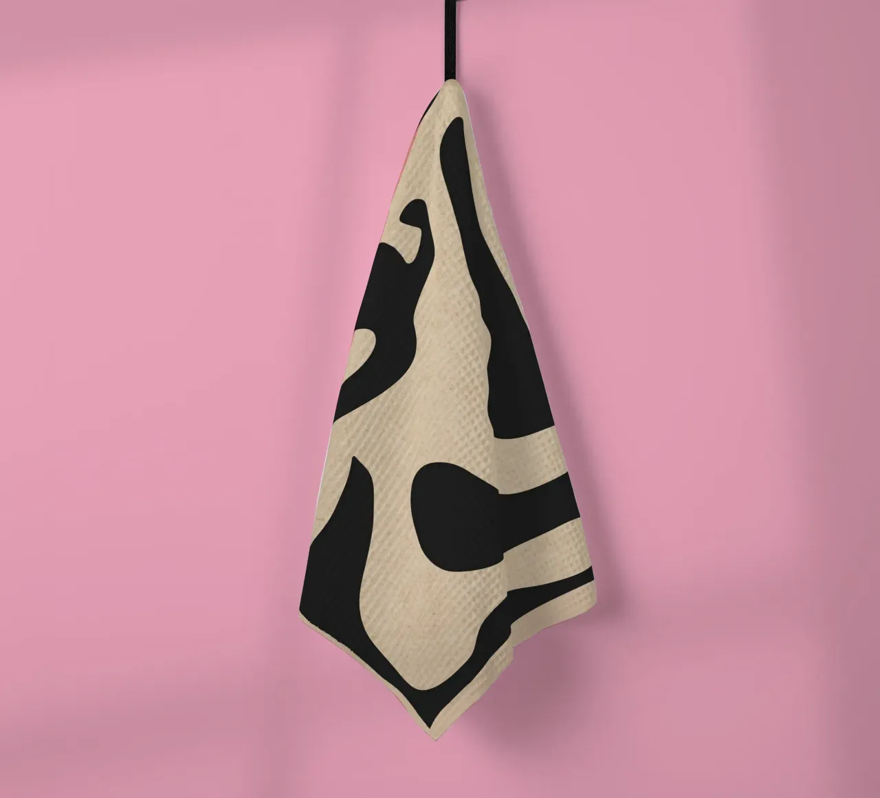 Abstract Minimal Form tea towel by ThingDesign