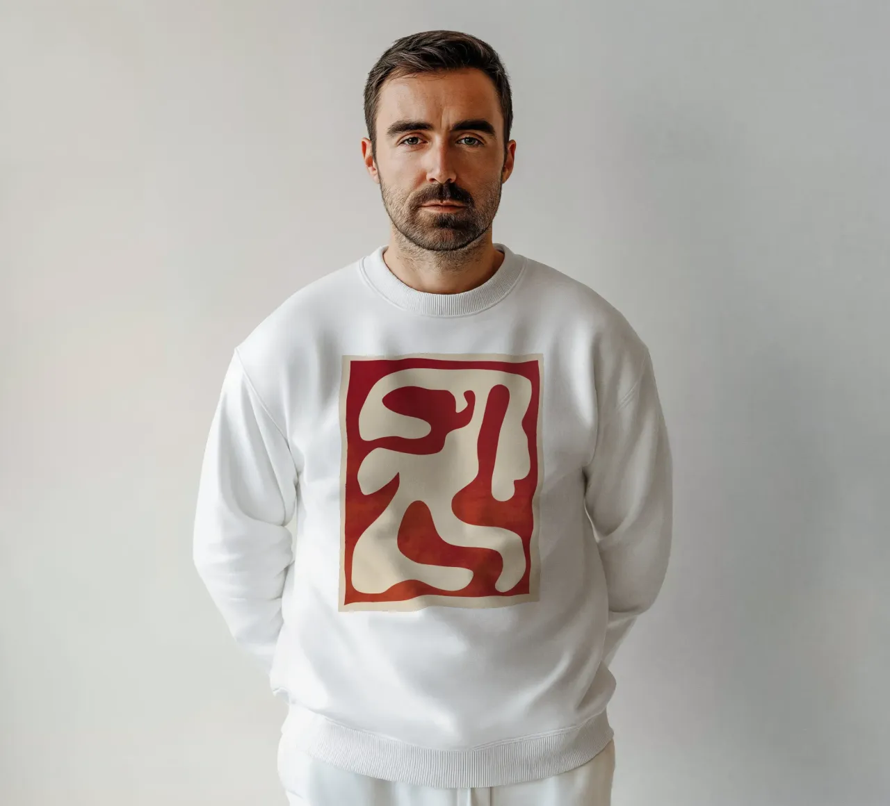 Forma astratta minimale felpa da ThingDesign
