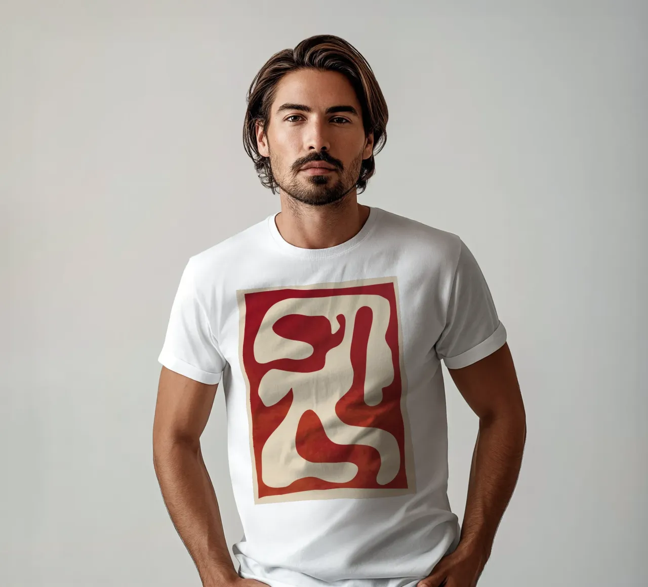 Abstract Minimal Form t-shirt by ThingDesign