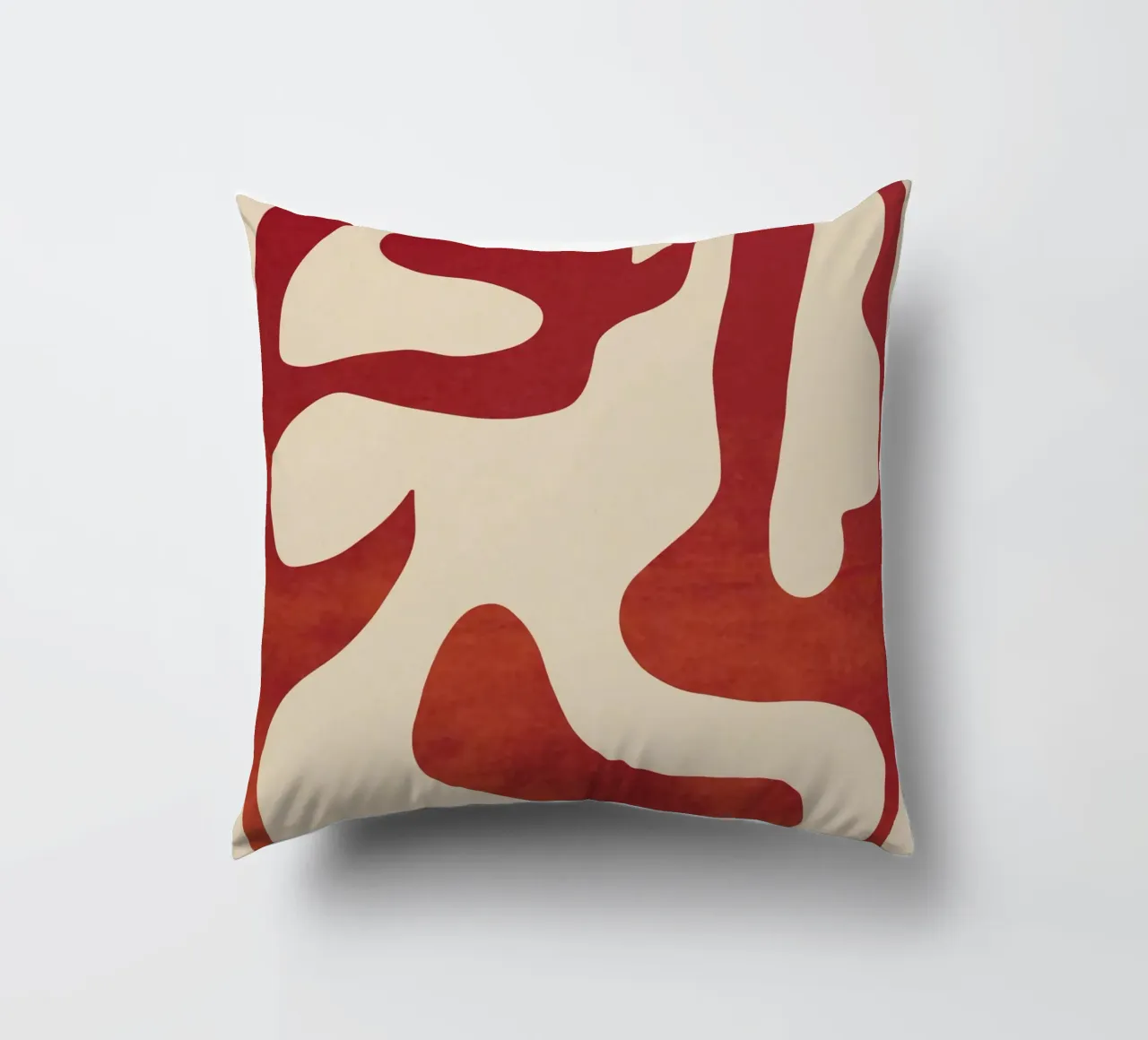 Abstract Minimal Form decorative cushion by ThingDesign