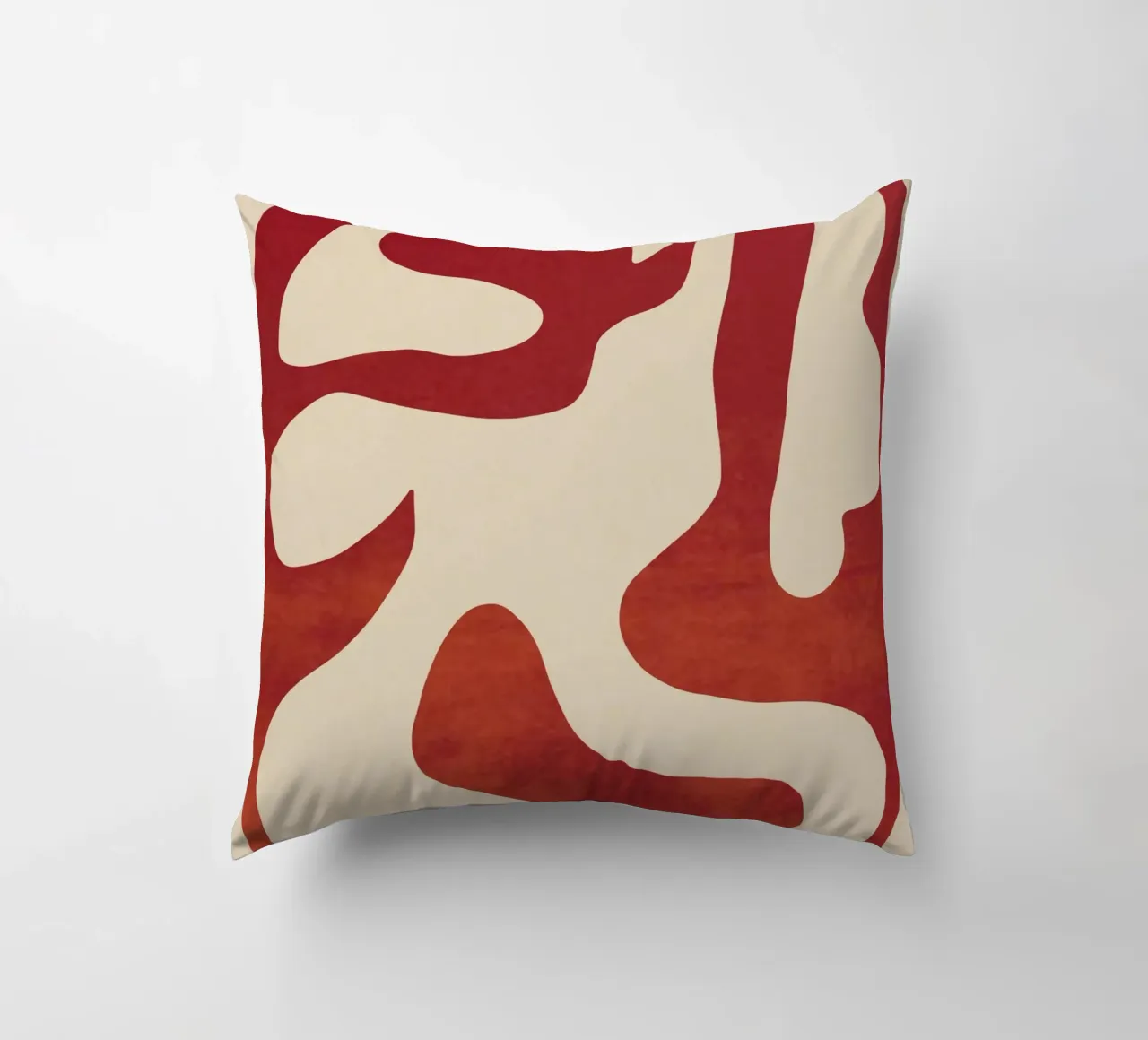 Abstract Minimal Form decorative cushion by ThingDesign