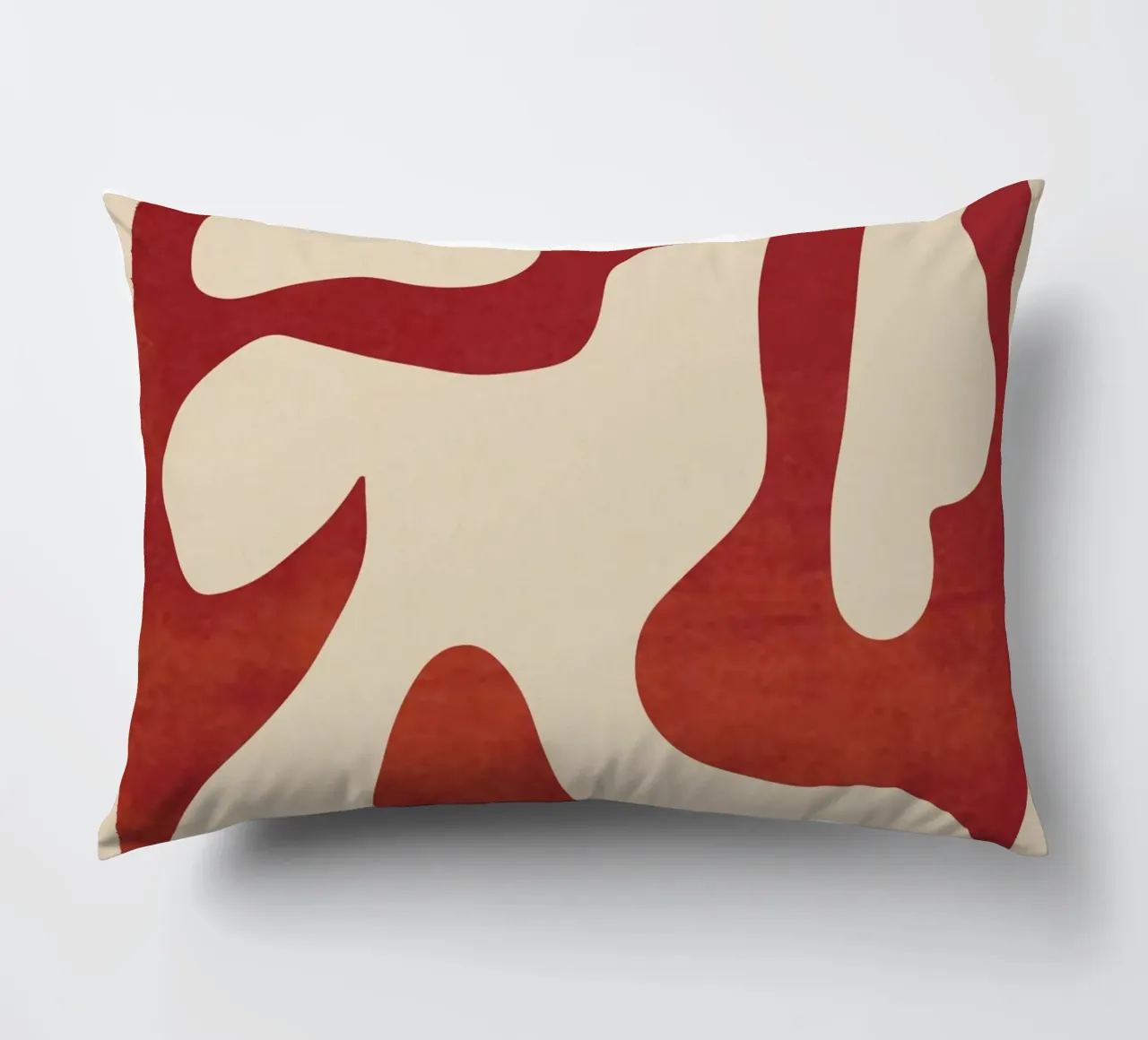 Abstract Minimal Form decorative cushion by ThingDesign