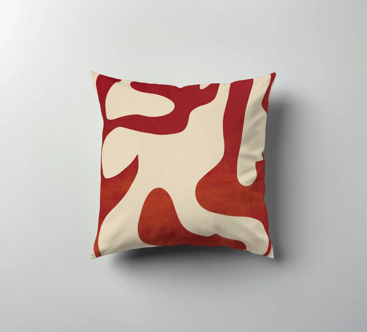 Abstract Minimal Form decorative cushion by ThingDesign