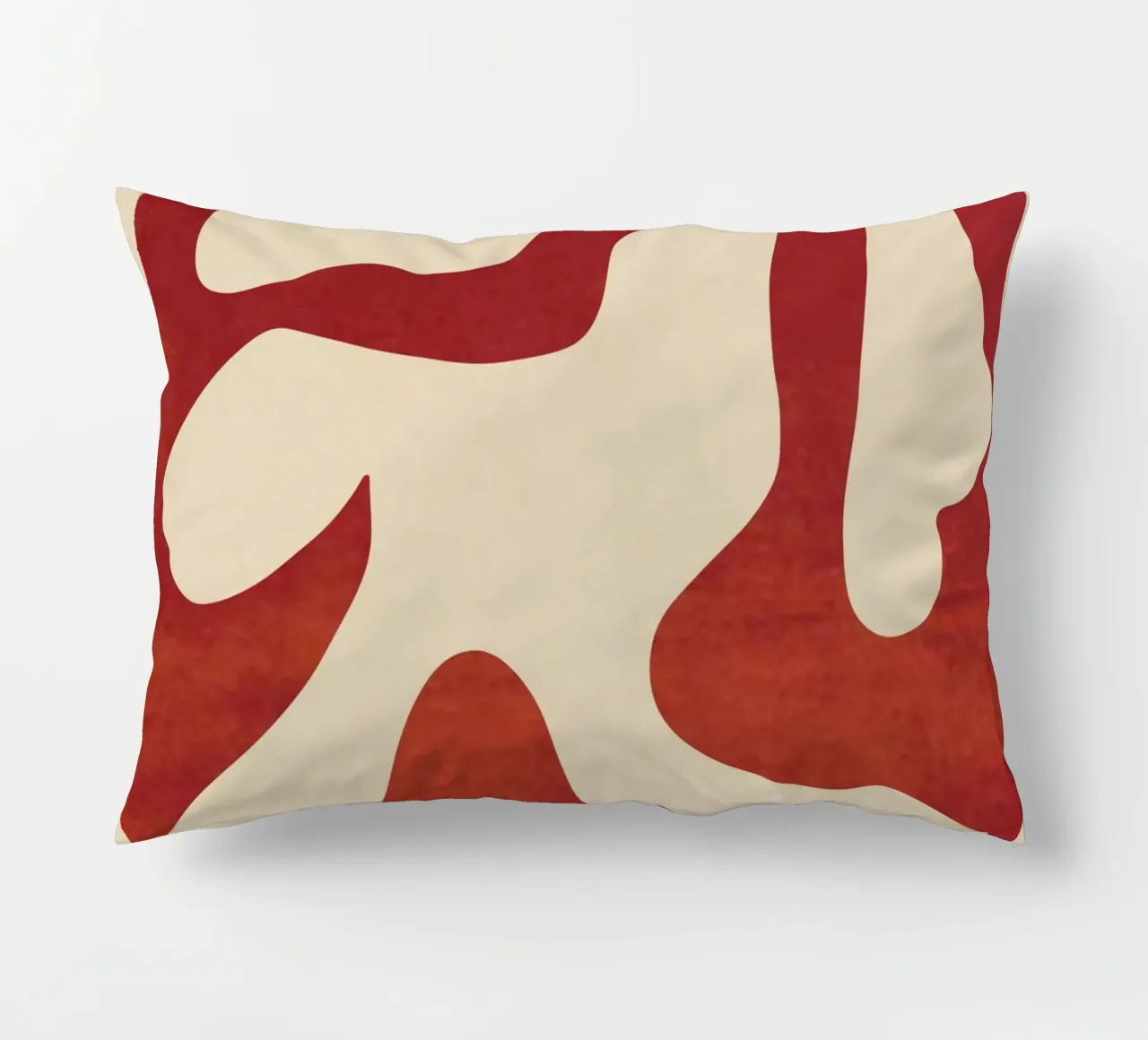 Abstract Minimal Form decorative cushion by ThingDesign