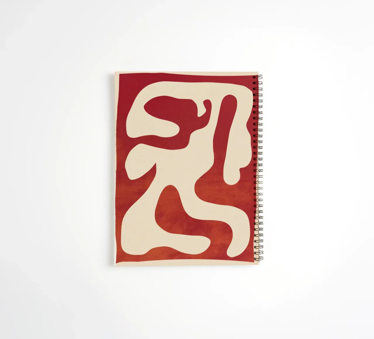 Abstract Minimal Form spiral notebook by ThingDesign