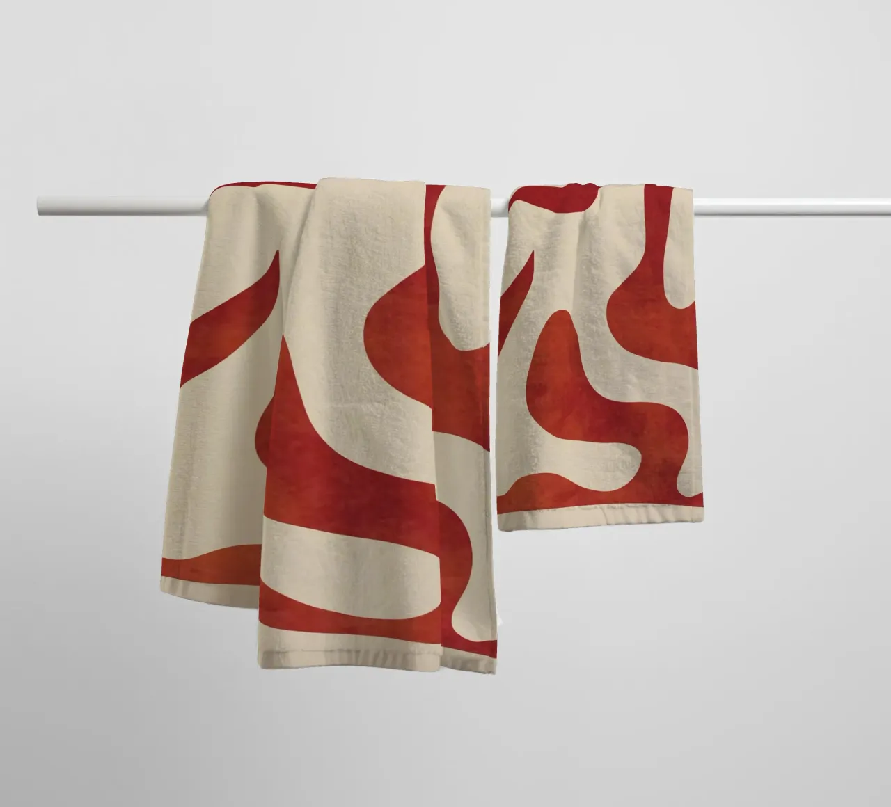 Forma astratta minimale asciugamano da bagno da ThingDesign