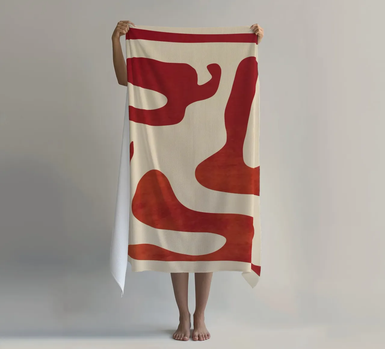 Abstract Minimal Form beach towel by ThingDesign