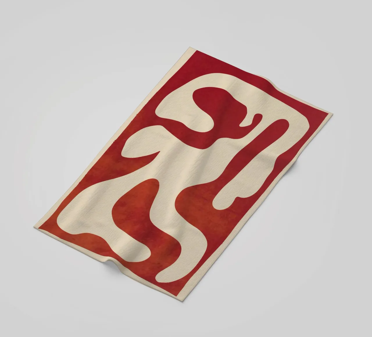 Abstract Minimal Form beach towel by ThingDesign