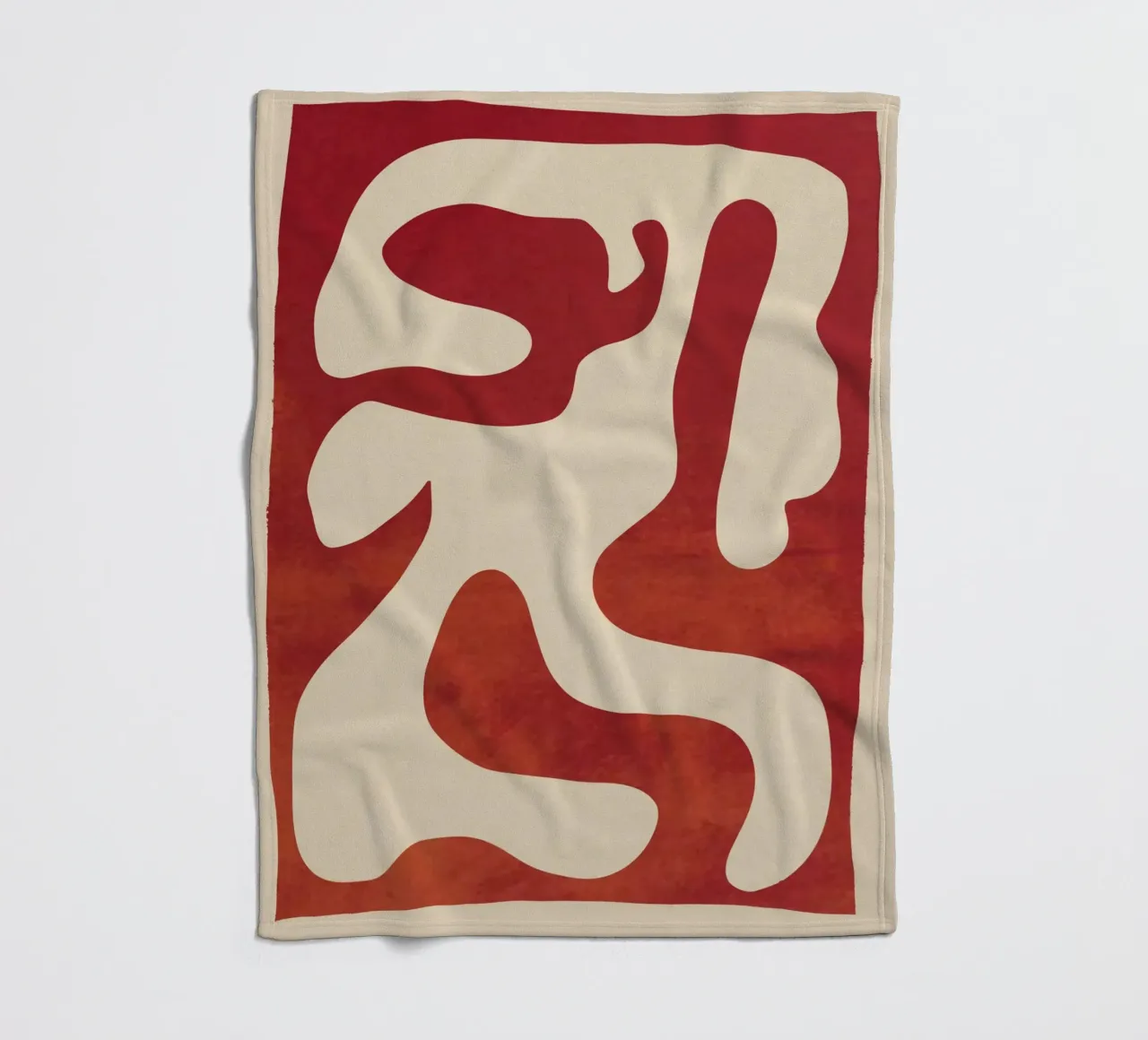 Abstract Minimal Form fleece blanket by ThingDesign
