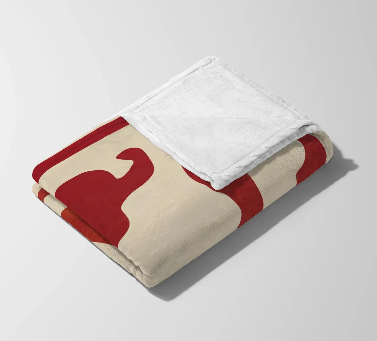 Abstract Minimal Form fleece blanket by ThingDesign
