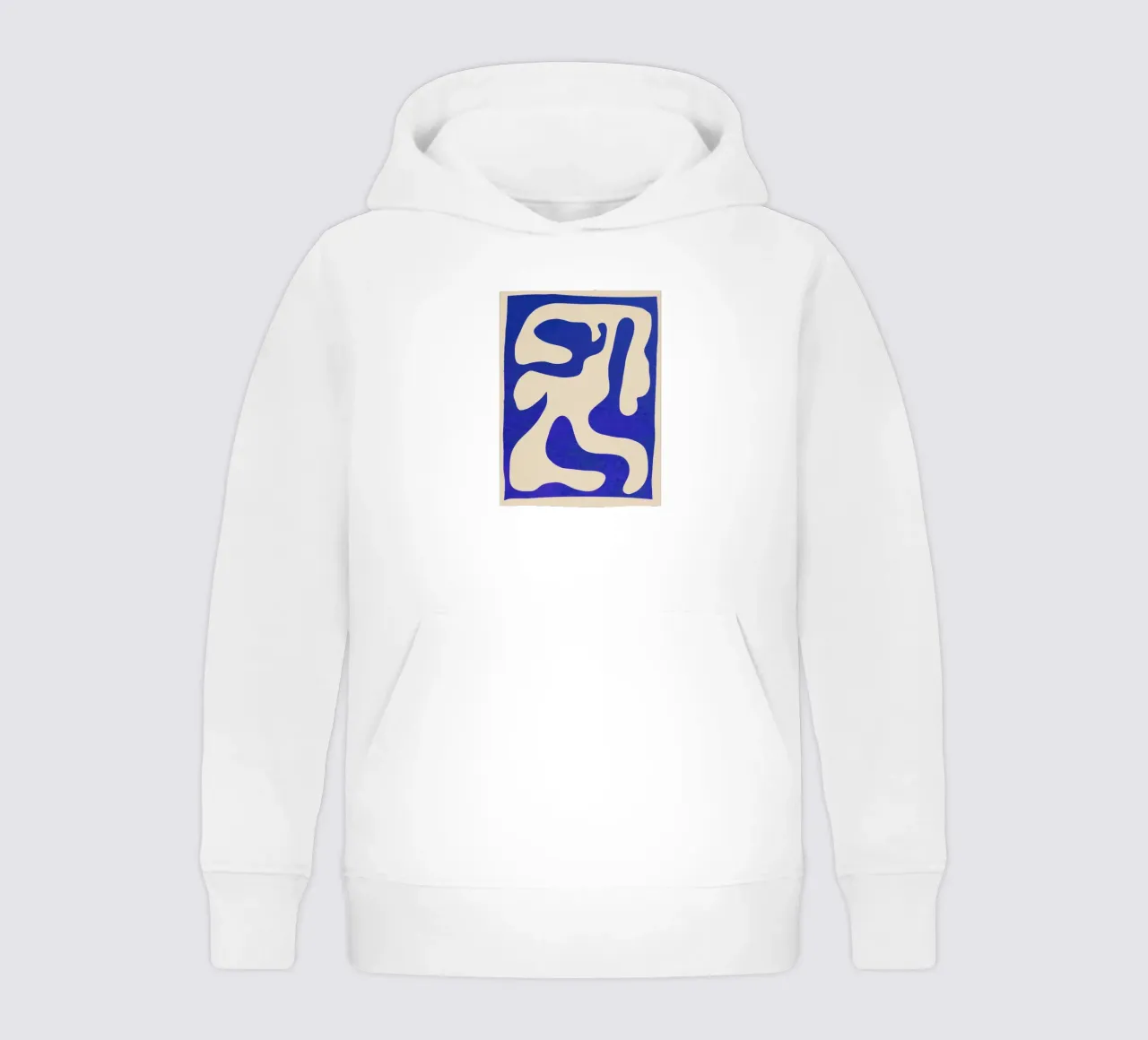 Abstracte minimale vorm kinder hoodie van ThingDesign