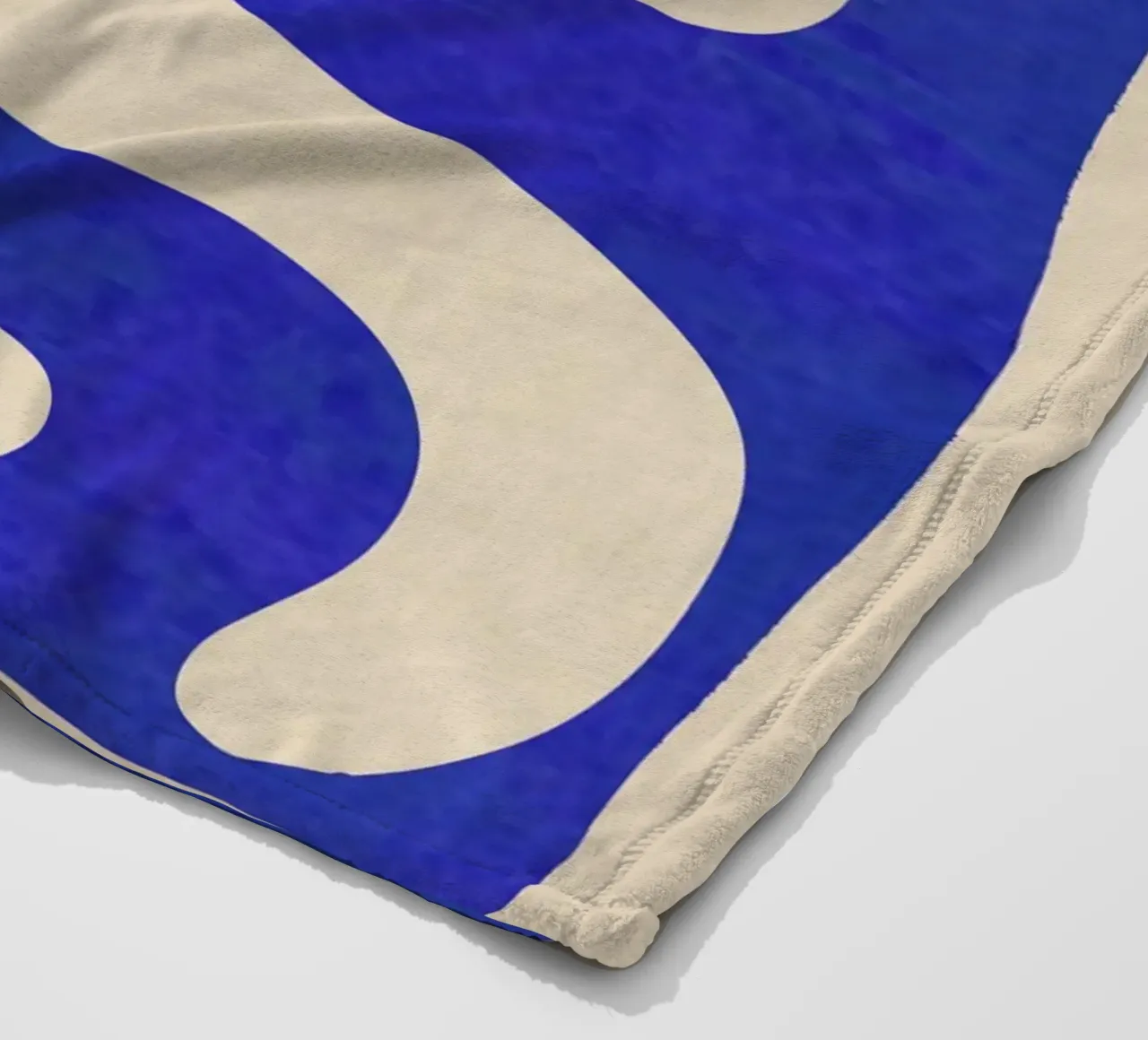 Abstracte minimale vorm fleecedeken van ThingDesign