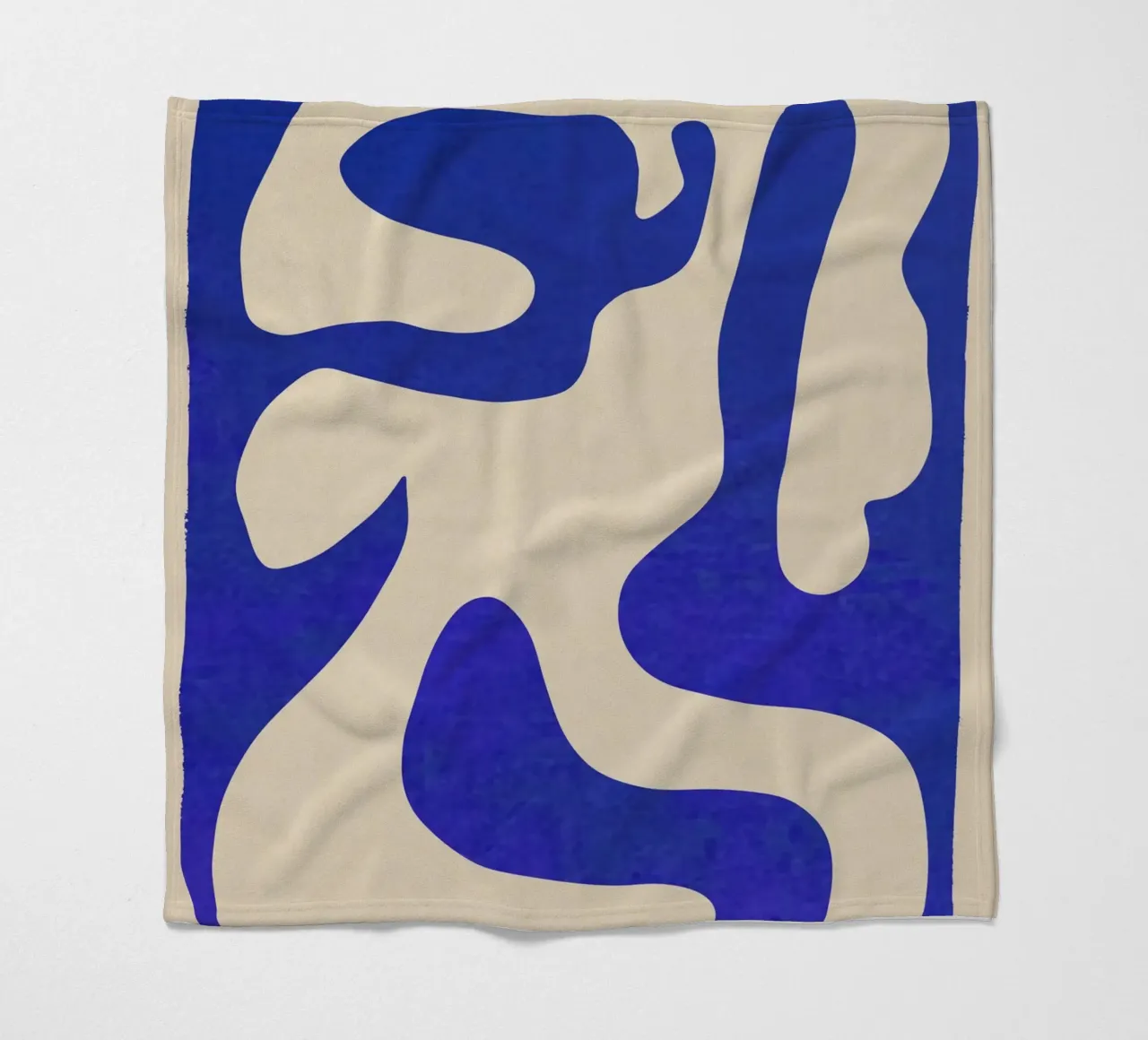 Abstracte minimale vorm fleecedeken van ThingDesign
