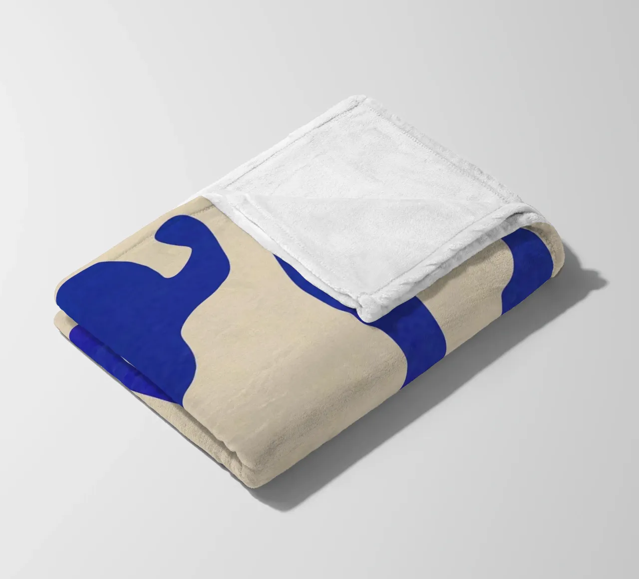 Abstracte minimale vorm fleecedeken van ThingDesign