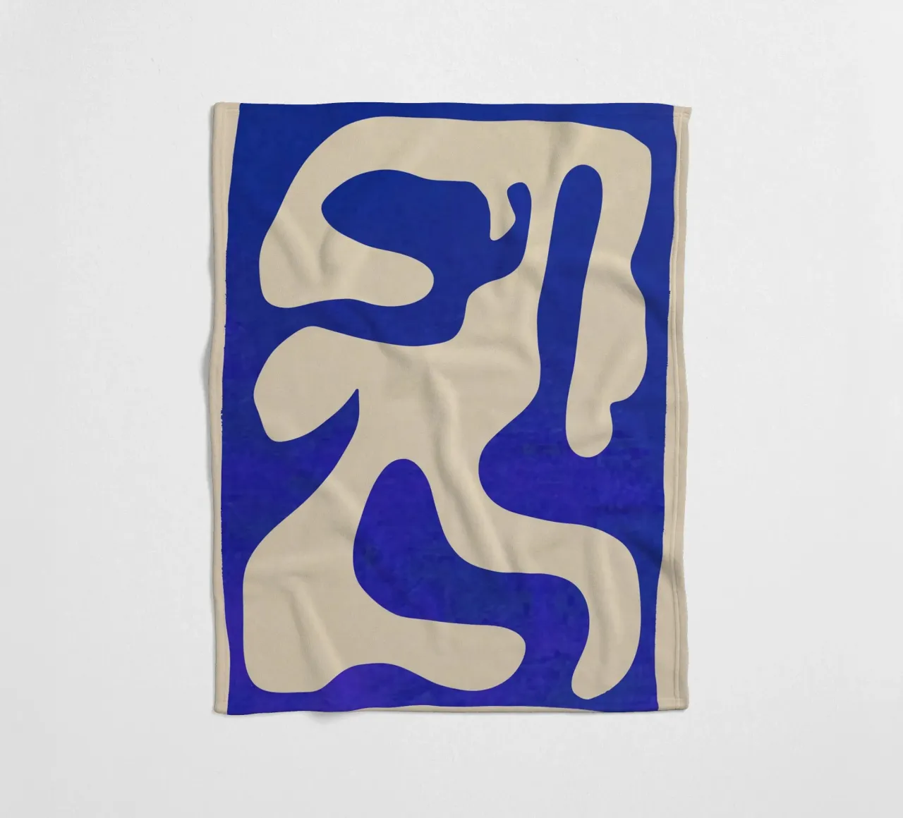 Abstracte minimale vorm fleecedeken van ThingDesign
