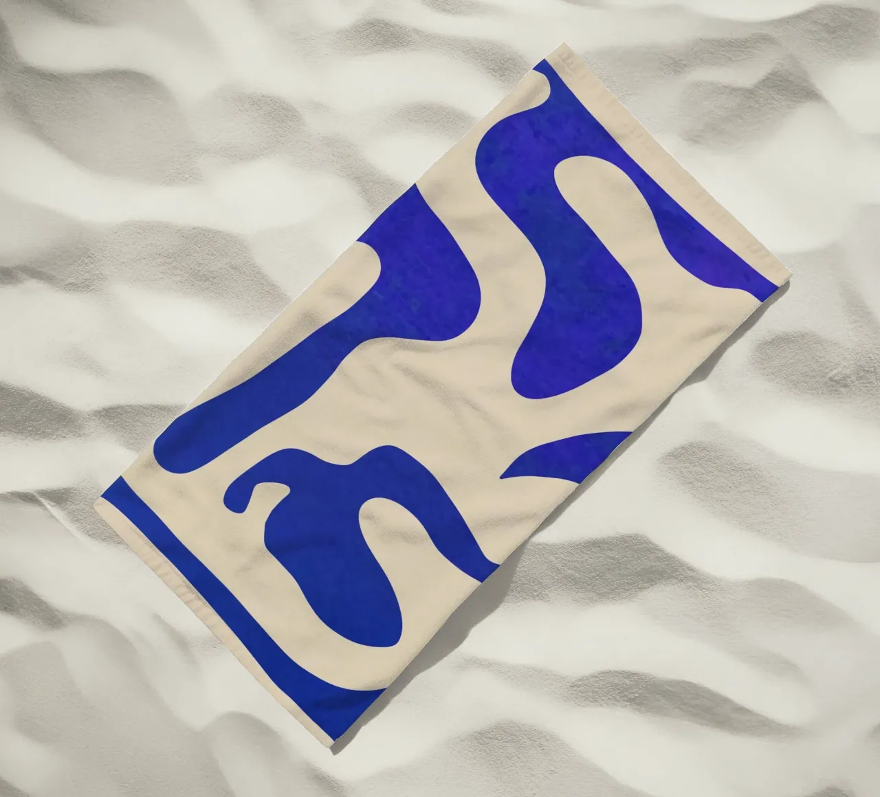 Abstract Minimal Form beach towel by ThingDesign
