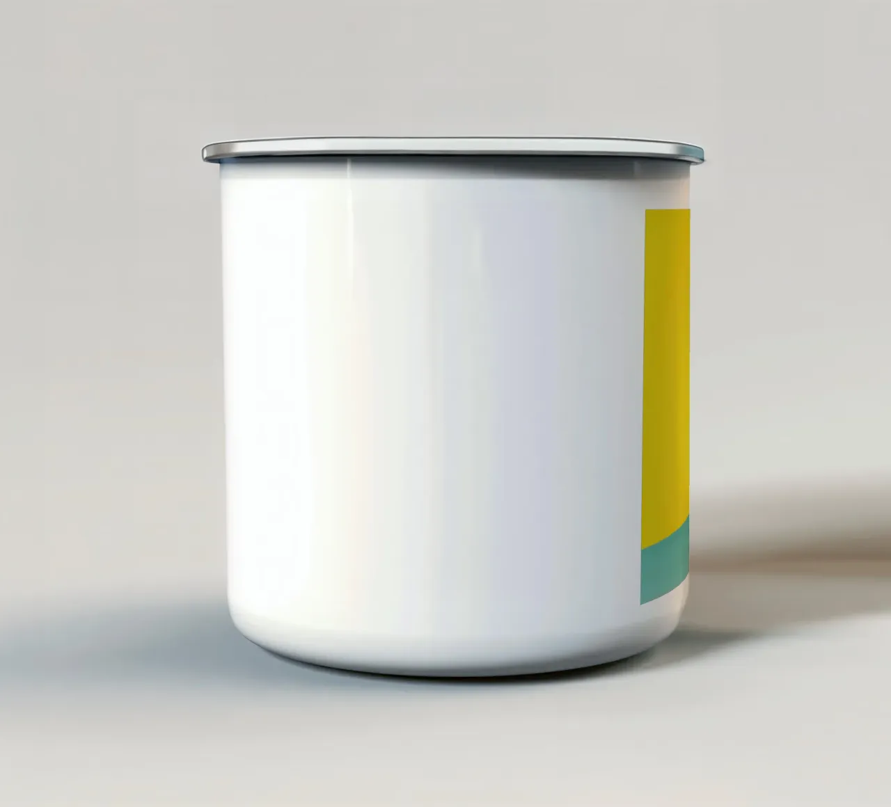 A Well Balanced Breakfast tazza in smalto da Juj Winn