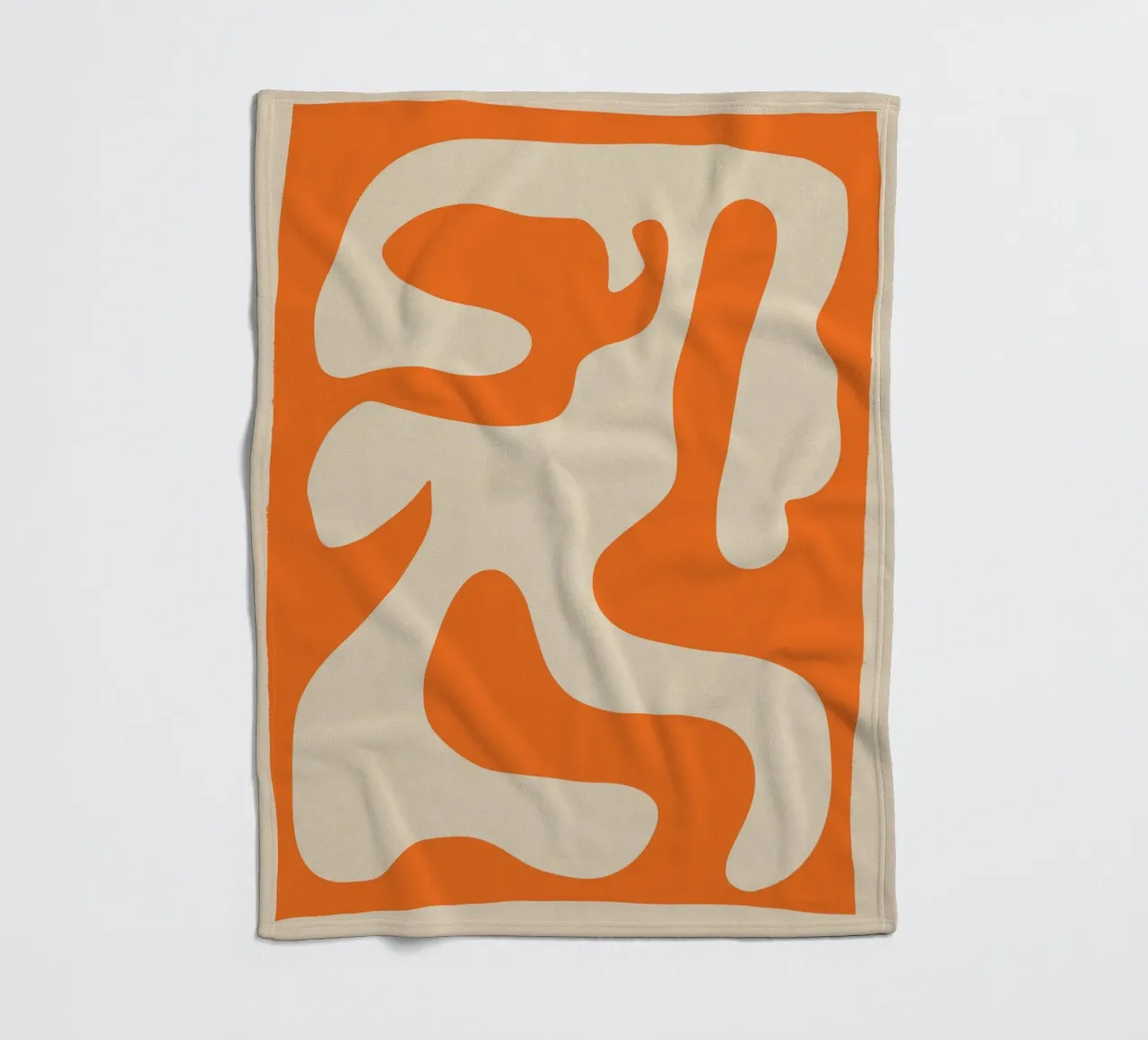 Abstract Minimal Form fleece blanket by ThingDesign