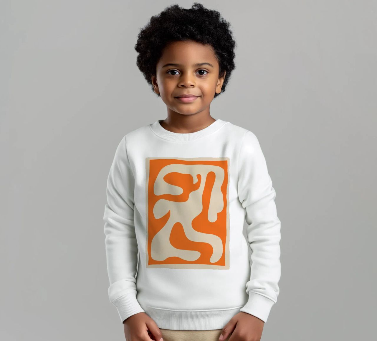 Forma astratta minimale felpa bambino da ThingDesign
