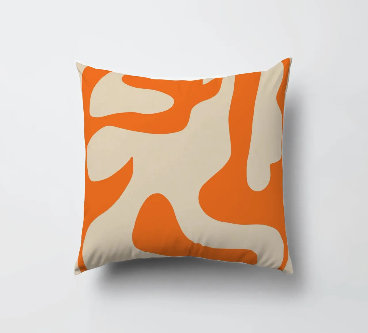 Abstract Minimal Form decorative cushion by ThingDesign