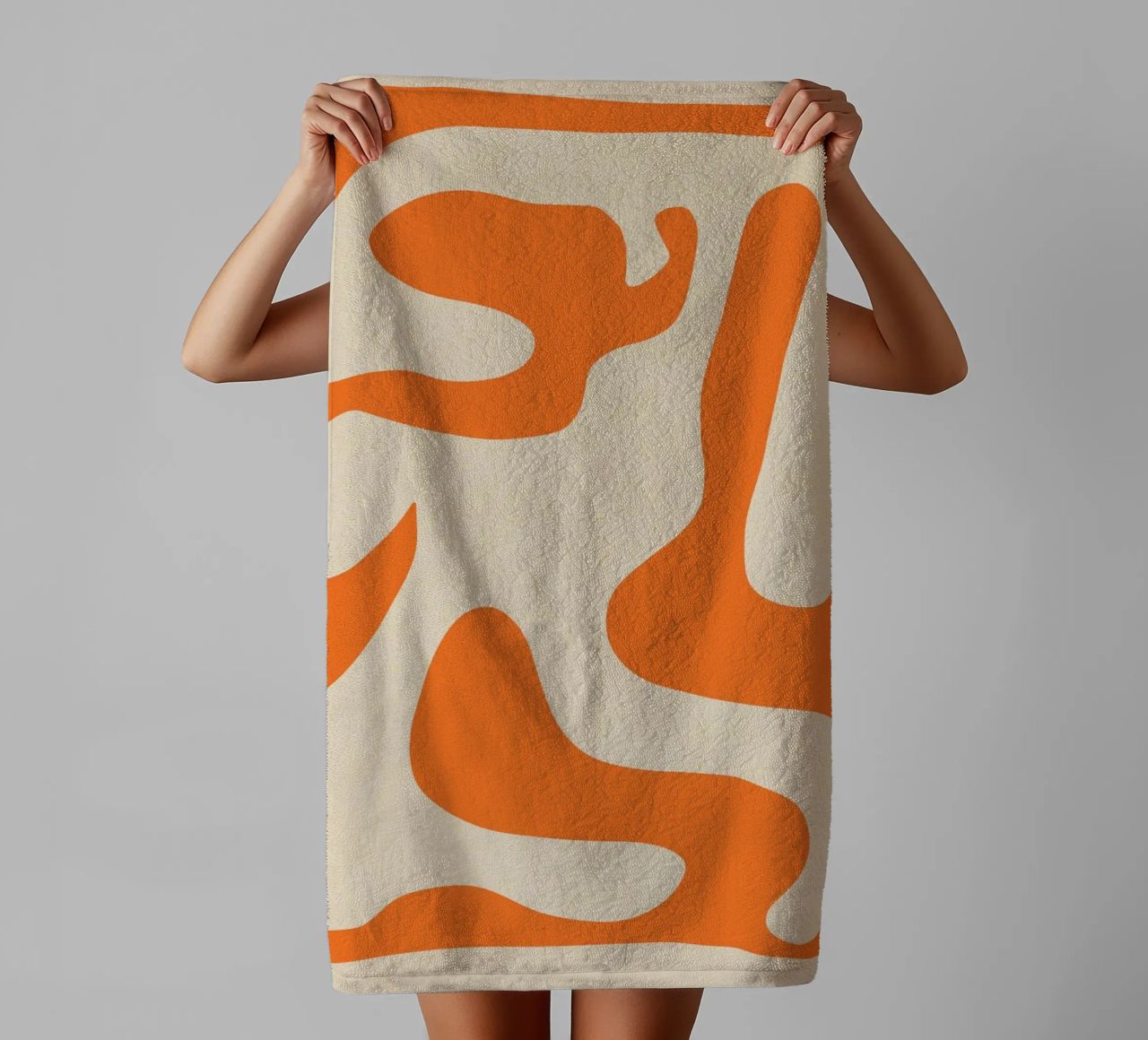 Abstract Minimal Form towel by ThingDesign