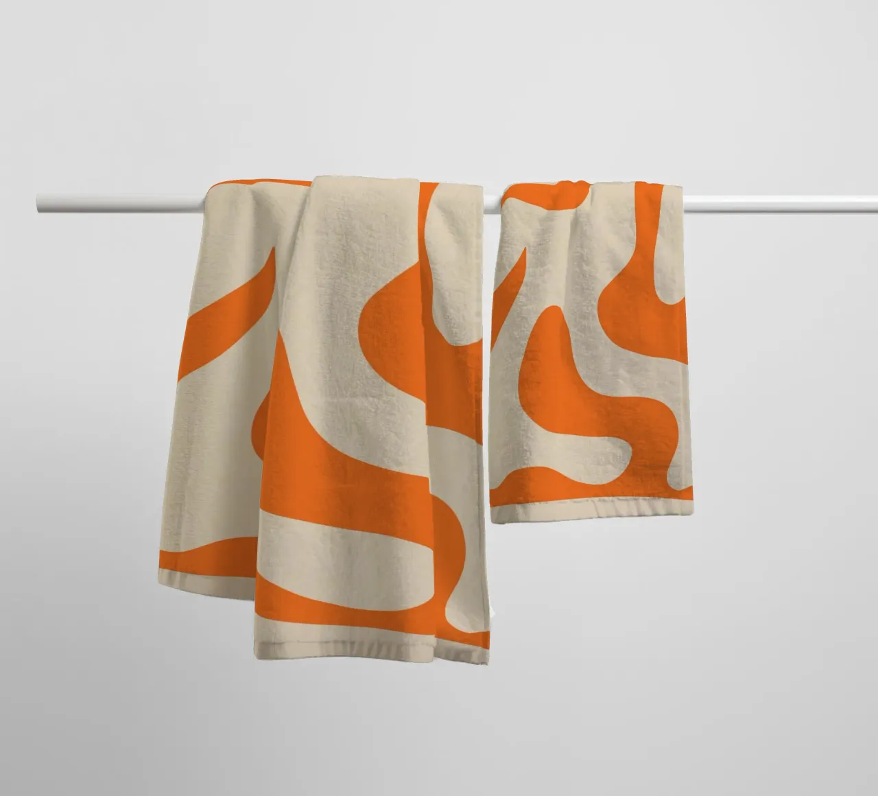 Forme minimale abstraite serviette de bain de ThingDesign