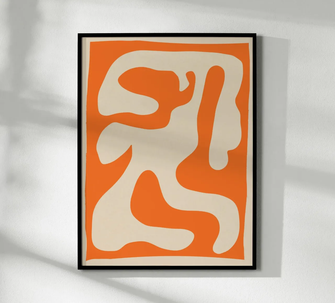 Forma astratta minimale poster con telaio in alluminio da ThingDesign