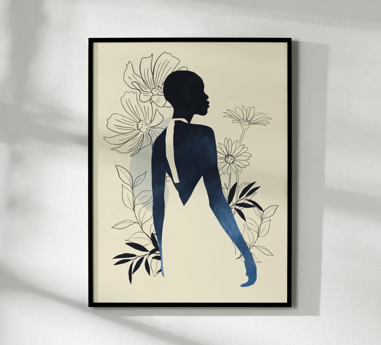 Ragazza tropicale astratta minimalista poster da ThingDesign