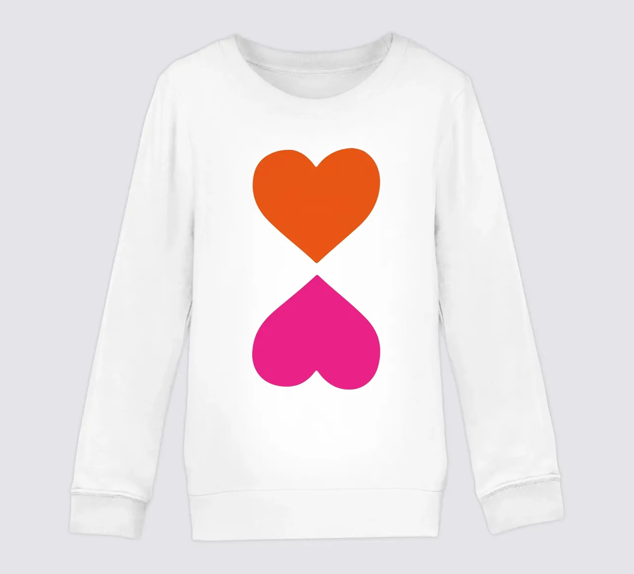Due cuori felpa bambino da Rose Beck Art
