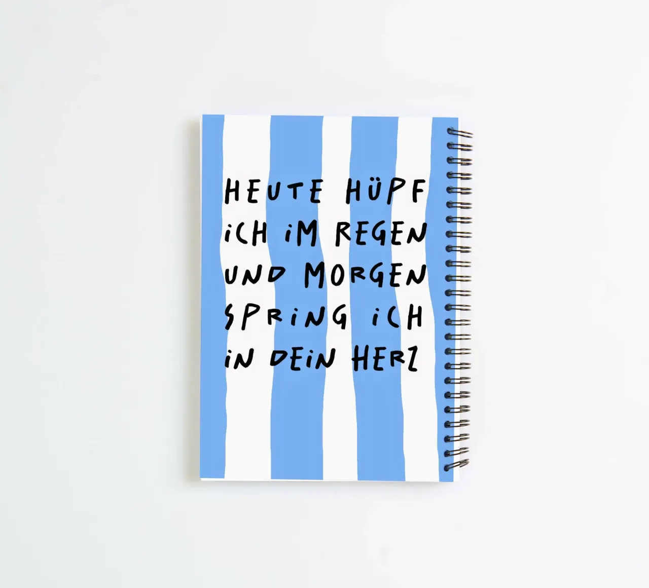 heute hüpf ich im Regen und morgen spring.. Ringbuch von FRICKE DESIGN