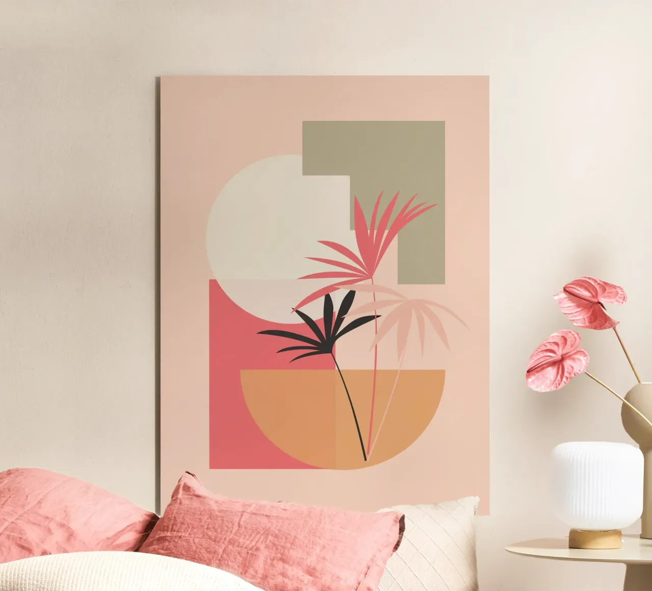Geometria tropicale alluminio dibond da Gaite