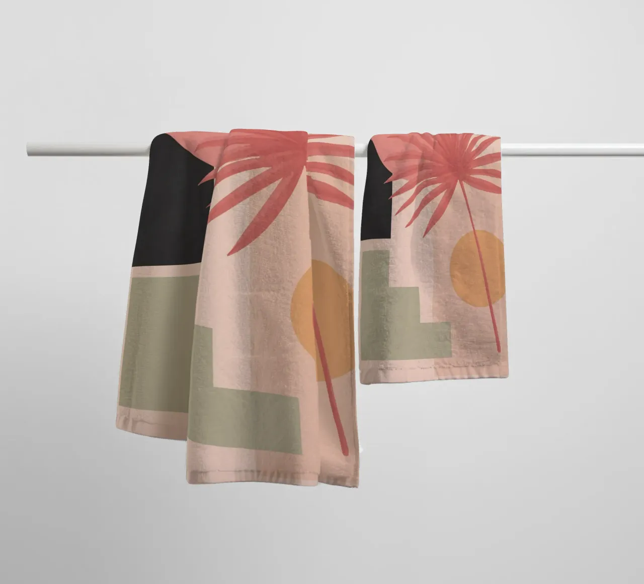 Geometria tropicale asciugamano da bagno da Gaite