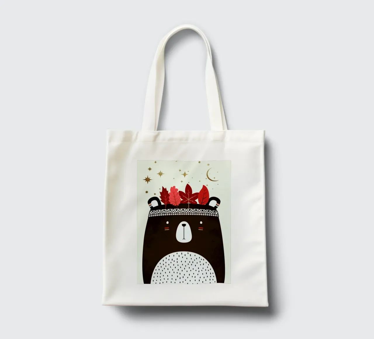 Can't Wait For Christmas 2 borsa in juta da Kubistika