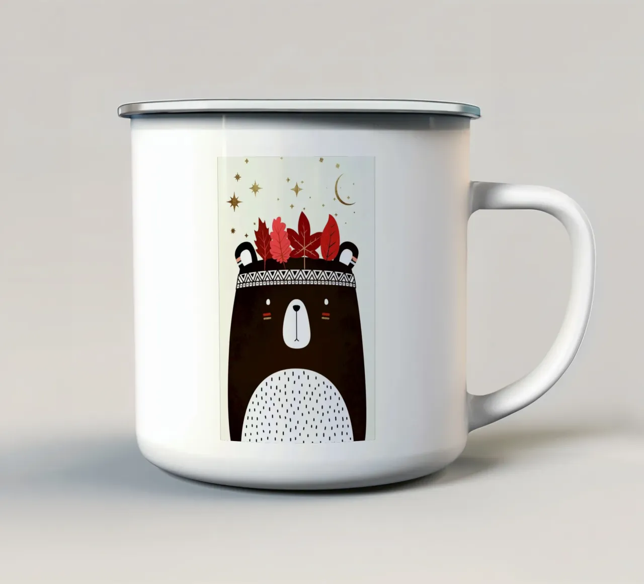 Can't Wait For Christmas 2 tazza in smalto da Kubistika