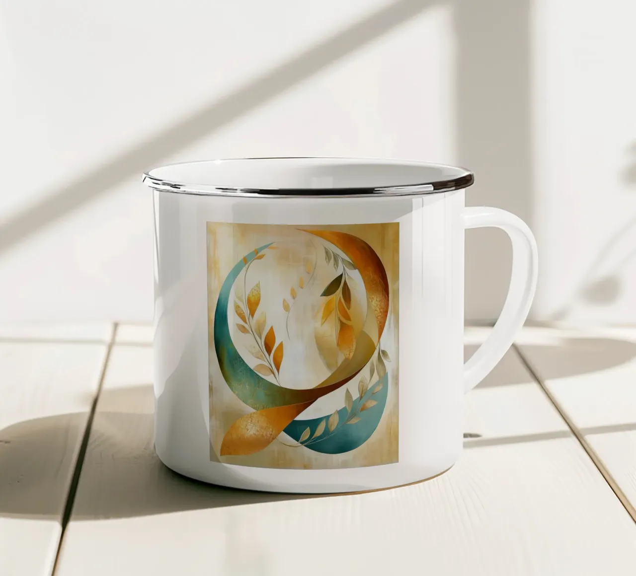 Arte da parete di Imagine tazza in smalto da Imagine